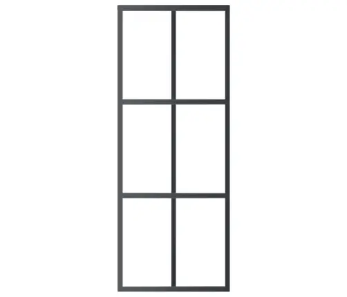 Liuguks Riistvarakomplektiga, Esg Klaas Ja Alumiinium, 76X205Cm