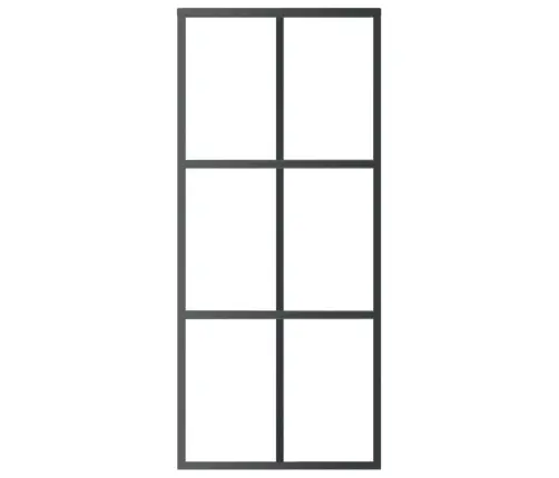 Bīdāmās Durvis Ar Stiprinājumiem, Stikls, Alumīnijs, 90X205 Cm Vidaxl