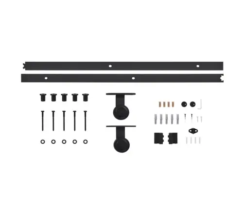 Bīdāmās Durvis Ar Stiprinājumiem, Stikls, Alumīnijs, 76X205 Cm Vidaxl