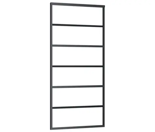 Bīdāmās Durvis Ar Stiprinājumiem, Stikls, Alumīnijs, 90X205 Cm Vidaxl