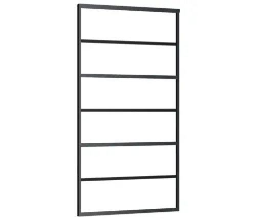 Bīdāmās Durvis Ar Stiprinājumiem, Stikls, Alumīnijs, 102X205 Cm Vidaxl