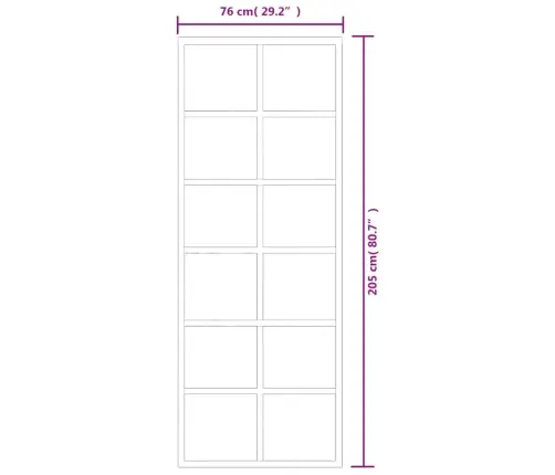 Stumdomos Durys Su Įrangos Rinkiniu, 76X205cm Esg Ir Aliuminis