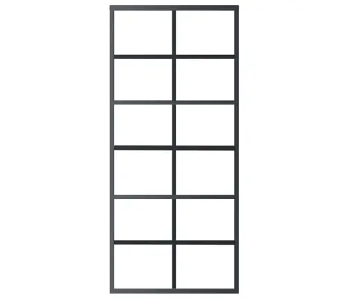 Bīdāmās Durvis Ar Stiprinājumiem, Stikls, Alumīnijs, 90X205 Cm Vidaxl