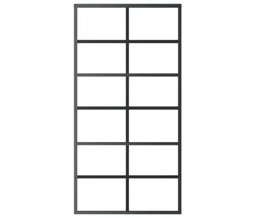 Bīdāmās Durvis Ar Stiprinājumiem, Stikls, Alumīnijs, 102X205 Cm Vidaxl