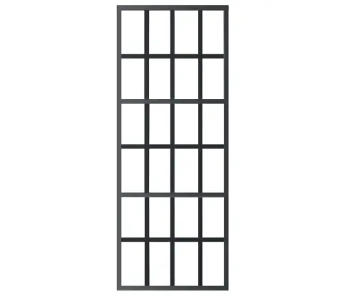 Bīdāmās Durvis Ar Stiprinājumiem, Stikls, Alumīnijs, 76X205 Cm Vidaxl