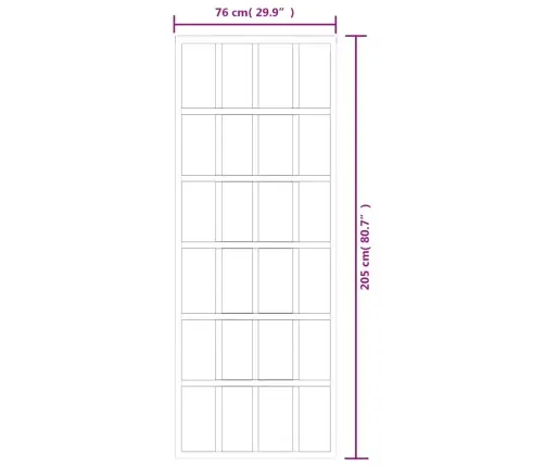 Bīdāmās Durvis Ar Stiprinājumiem, Stikls, Alumīnijs, 76X205 Cm Vidaxl