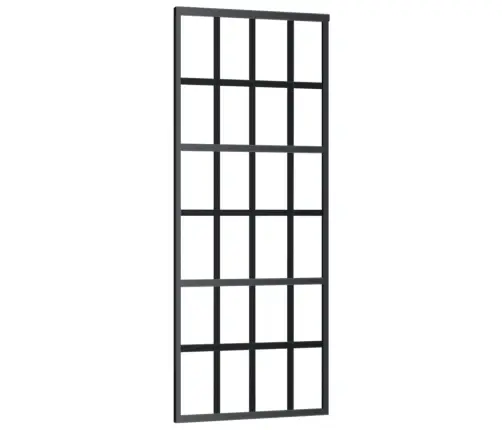 Bīdāmās Durvis Ar Stiprinājumiem, Stikls, Alumīnijs, 76X205 Cm Vidaxl