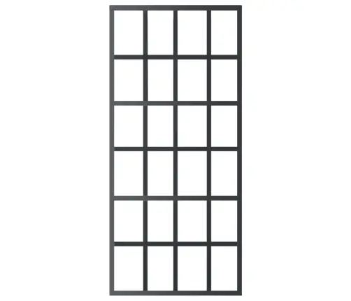 Bīdāmās Durvis Ar Stiprinājumiem, Stikls, Alumīnijs, 90X205 Cm Vidaxl