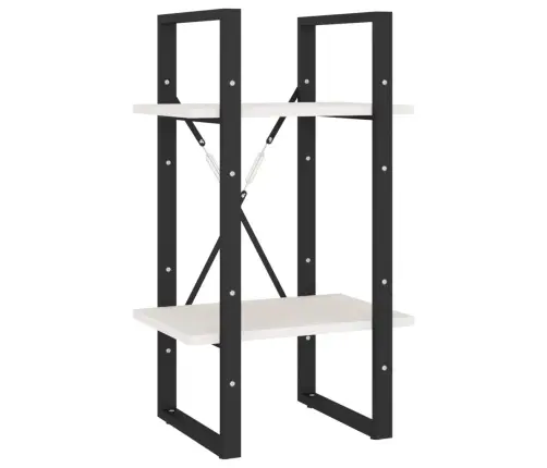 Spintelė Knygoms, 5 Lentynos, Balta, 40X30X175cm Pušis