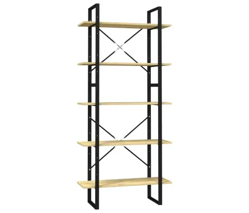 5-Līmeņu Grāmatu Plaukts, 80X30X175 Cm, Priedes Masīvkoks Vidaxl 5-Līmeņu Grāmatu Plaukts, 80X30X175 Cm, Priedes Masīvkoks Vidaxl