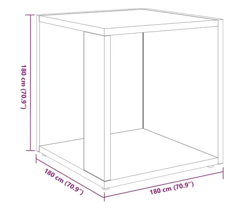 Lisalaud, Sonoma Tamm, 33 X 33 X 34,5 cm Tehispuit