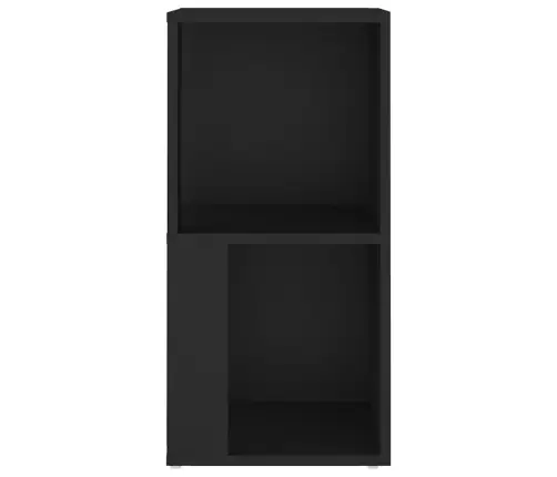 Kampinė Spintelė, Juodos Spalvos, 33X33X67cm Apdirbta Mediena