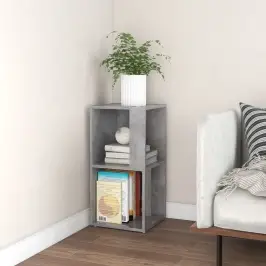 Kampinė Spintelė, Betono Pilka, 33X33X67cm Apdirbta Mediena