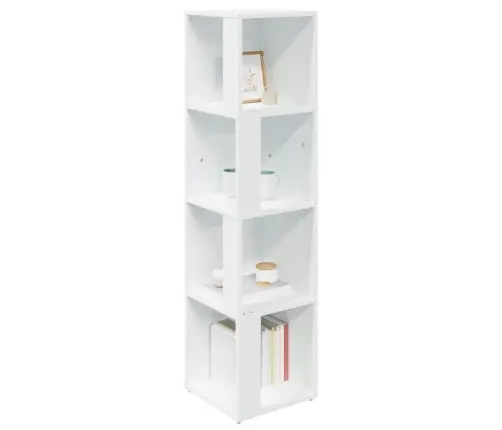 Kampinė Spintelė, Baltos Spalvos, 33X33X132cm Mdp