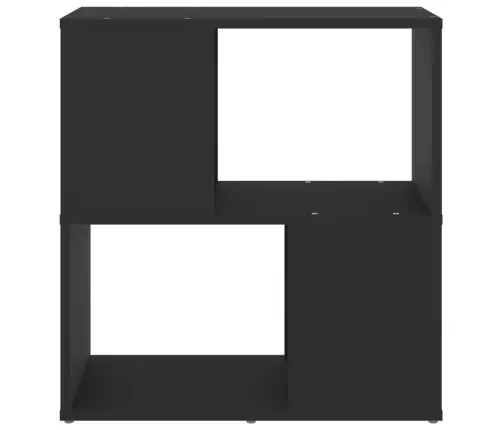 Grāmatu Plaukts, Melns, 60X24X63 Cm, Inženierijas Koks Vidaxl