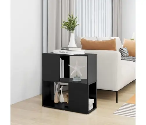 Grāmatu Plaukts, Melns, 60X24X63 Cm, Inženierijas Koks Vidaxl