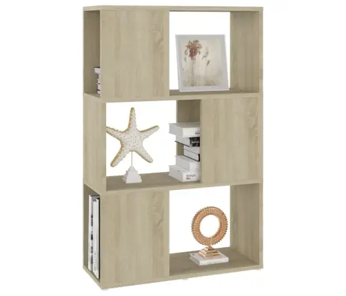 Grāmatu Plaukts, 60X24X94 Cm, Ozolkoka, Inženierijas Koks Vidaxl