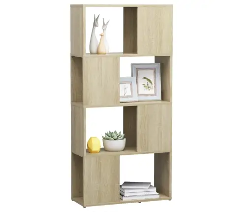 Spintelė Knygoms/Kambario Pertvara, Ąžuolo, 60X24X124,5cm Mdp