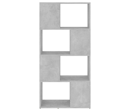 Spintelė Knygoms/Kambario Pertvara, Betono Pilka, 60X24X124,5Cm
