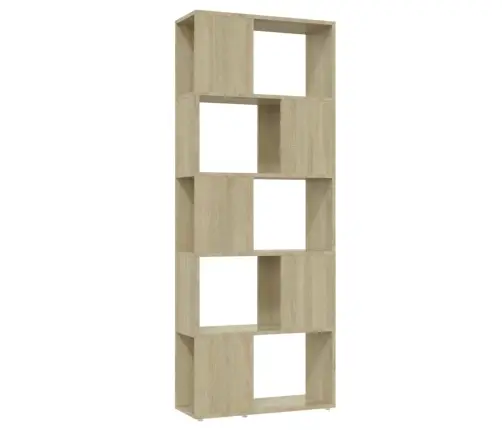 Grāmatu Plaukts, Ozolkoka Krāsa, 60X24X155 Cm Vidaxl