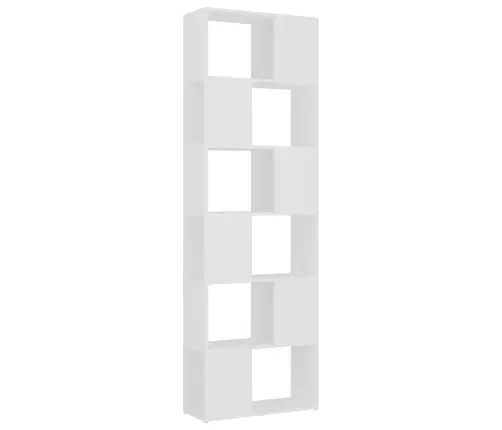 Grāmatu Plaukts, Balts, 60X24X186 Cm Vidaxl