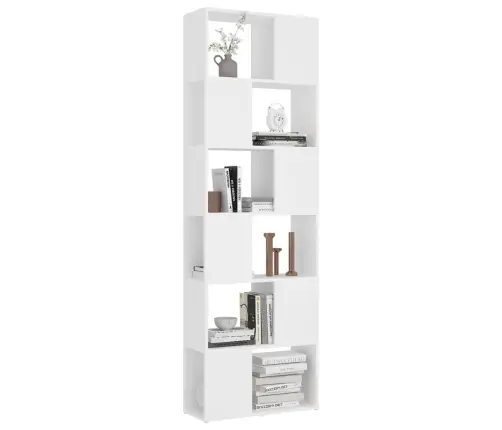 Grāmatu Plaukts, Balts, 60X24X186 Cm Vidaxl