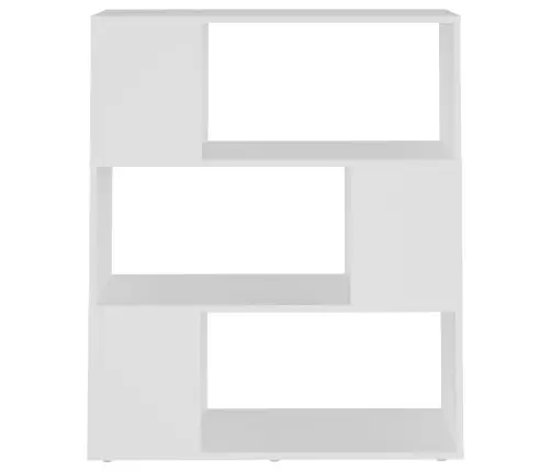 Grāmatu Plaukts, 80X24X94 Cm, Balts, Inženierijas Koks Vidaxl