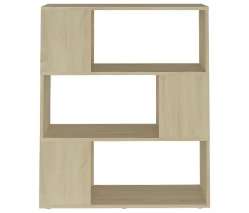 Grāmatu Plaukts, 80X24X94 Cm, Ozolkoka Krāsa, Inženierijas Koks Vidaxl