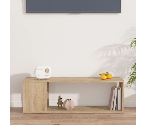 Tv Plaukts, Ozolkoka Krāsa, 100X24X32 Cm, Inženierijas Koks Vidaxl