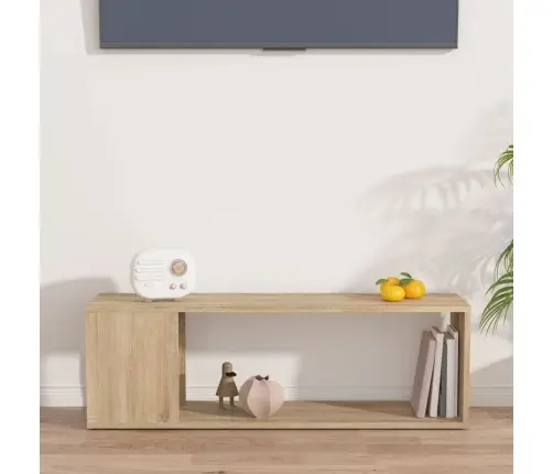 Tv Plaukts, Ozolkoka Krāsa, 100X24X32 Cm, Inženierijas Koks Vidaxl