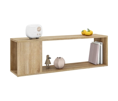 Tv Plaukts, Ozolkoka Krāsa, 100X24X32 Cm, Inženierijas Koks Vidaxl