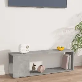 Televizoriaus Spintelė, Betono, 100X24X32cm Apdirbta Mediena