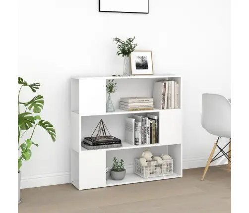 Grāmatu Plaukts, Balts, 100X24X94 Cm Vidaxl