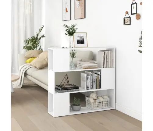 Grāmatu Plaukts, Balts, 100X24X94 Cm Vidaxl