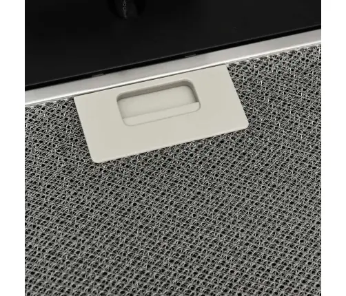 Tvaika Nosūcējs, 60 Cm, Tērauds, Rūdīts Stikls, Melns Vidaxl