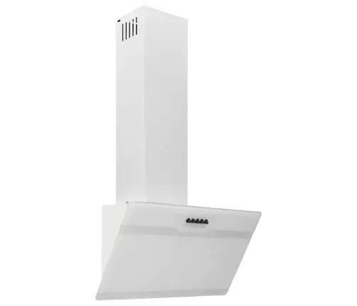 Tvaika Nosūcējs, 60 Cm, Tērauds, Rūdīts Stikls, Balts Vidaxl