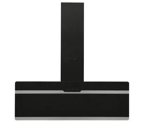 Pliidikubu 90 Cm Teras Ja Karastatud Klaas Must