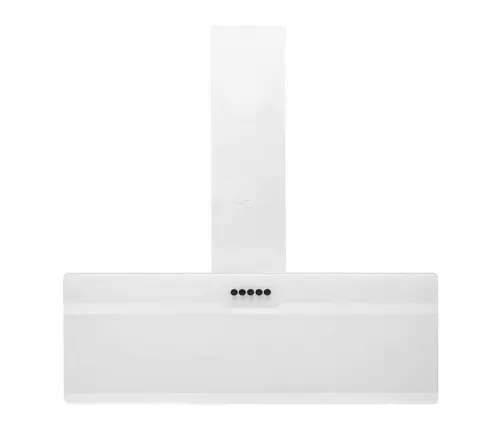 Tvaika Nosūcējs, 90 Cm, Tērauds, Rūdīts Stikls, Balts Vidaxl