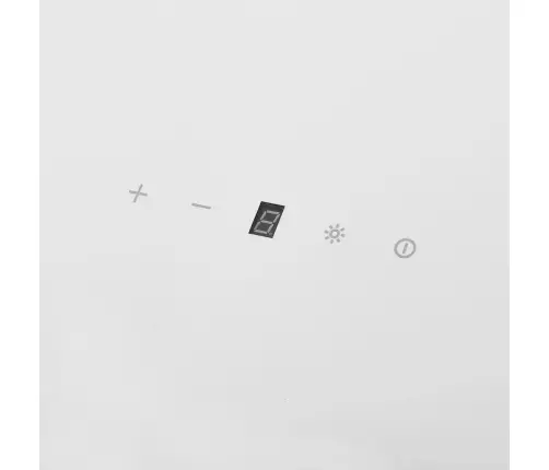 Tvaika Nosūcējs, 60 Cm, Tērauds, Rūdīts Stikls, Balts Vidaxl