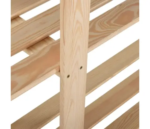 5-Līmeņu Glabāšanas Plaukts, 170X28,5X170 Cm, Priedes Masīvkoks Vidaxl