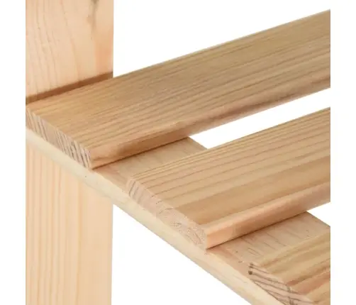 5-Līmeņu Glabāšanas Plaukts, 80X28,5X170 Cm, Priedes Masīvkoks Vidaxl