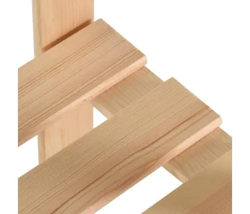 5-Līmeņu Glabāšanas Plaukts, 80X28,5X170 Cm, Priedes Masīvkoks Vidaxl