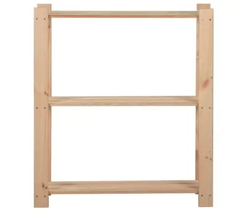 3-Korruseline Hoiuriiul, 80 X 28,5 X 90 cm Männipuit