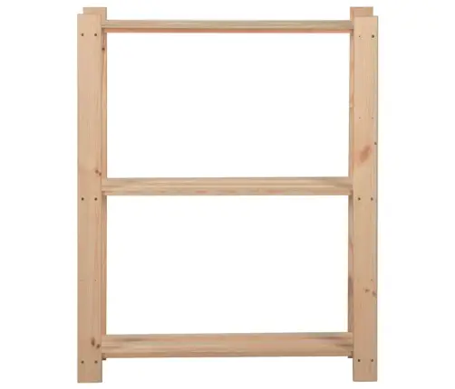 3-Korruseline Hoiuriiul, 60 X 28,5 X 90 cm Männipuit