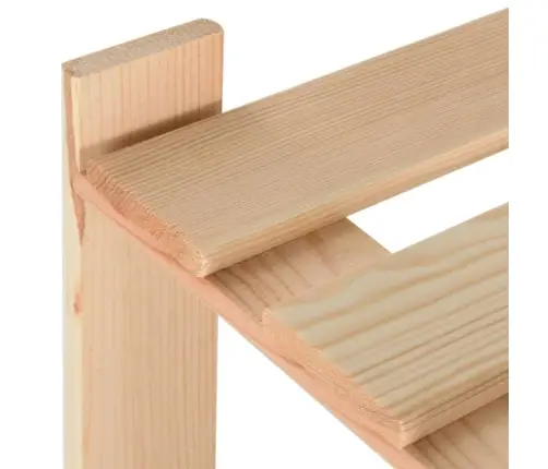 3-Korruseline Hoiuriiul, 60 X 28,5 X 90 cm Männipuit