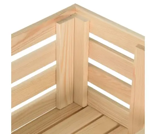 Daržovių Vežimėlis, 37X30X80cm Pušies Medienos Masyvas