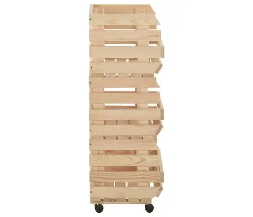 Köögiviljakäru, 57 X 30 X 80 cm Männipuit