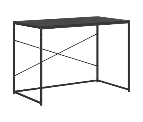 Arvutilaud, Must, 110X60X70 cm Tehispuit