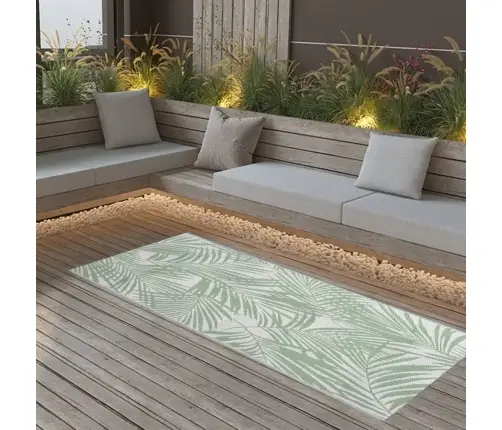 Āra Paklājs, 80X150 Cm, Arakil Zaļš Pp Vidaxl