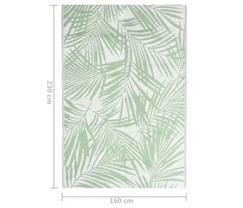 Āra Paklājs, Arakil Zaļš, 160X230 Cm, Pp Vidaxl